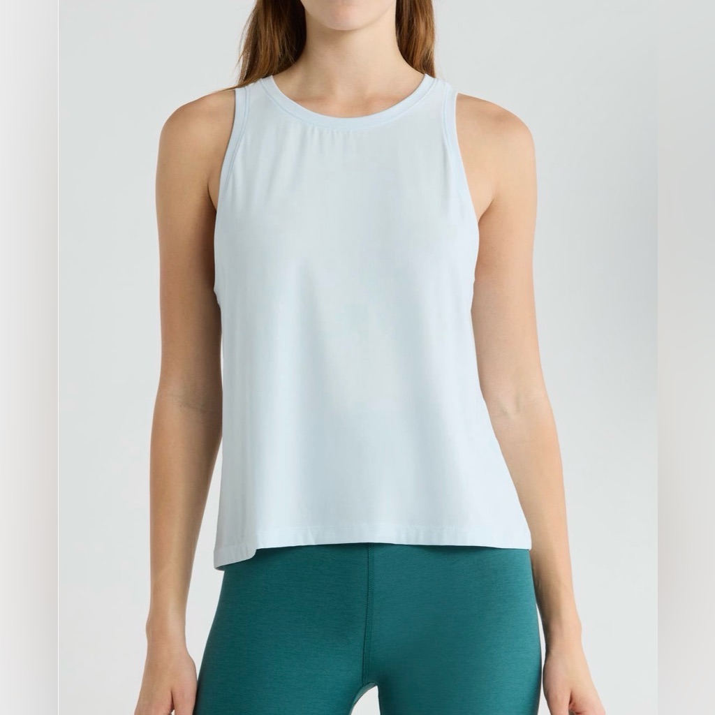 Beyond Yoga New Featherweight Rebalance Tank Size Xsmall Morning Sky Blue $64mfg